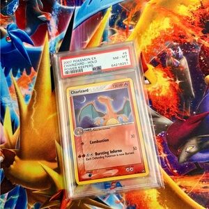 2007 POKEMON EX POWER KEEPERS #6 CHARIZARD-HOLO POWER KEEPERS PSA 8